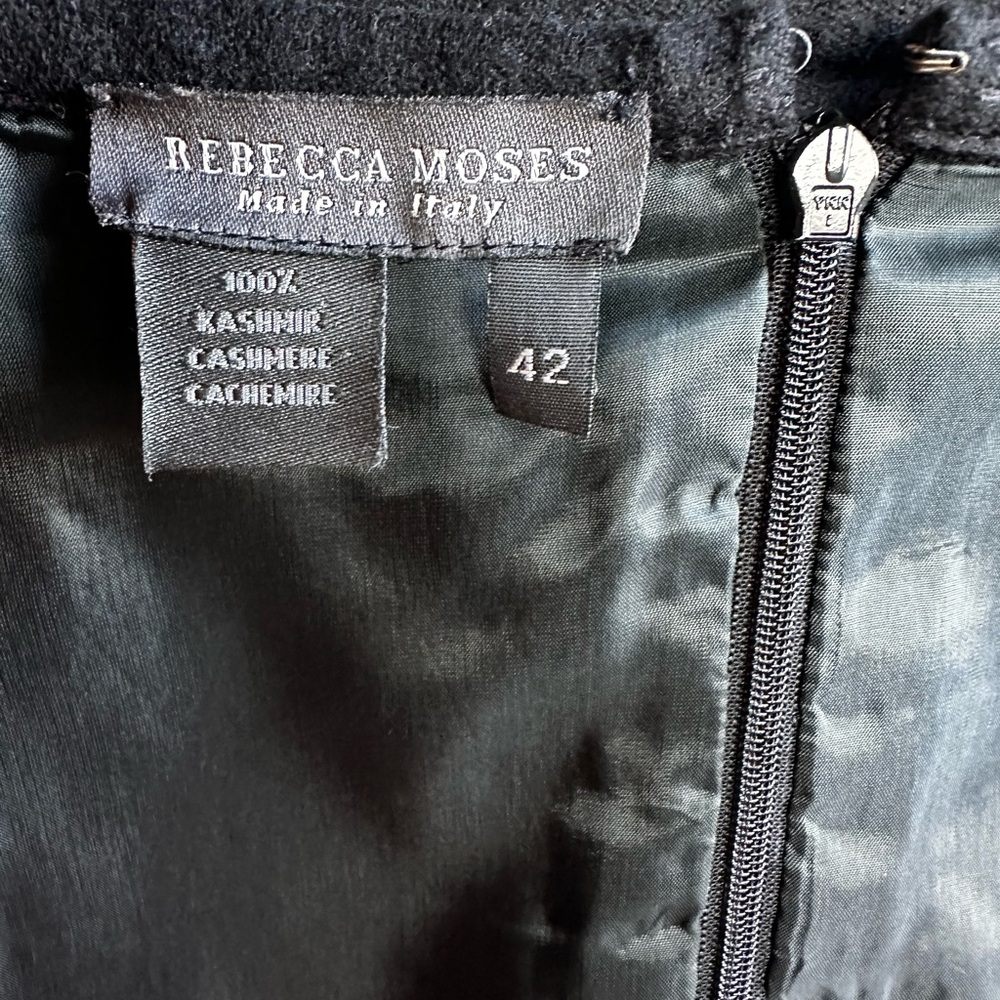 Rebecca Moses Cashmere Pencil Skirt Vintage EUC - Picture 11 of 13